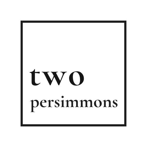 two persimmons